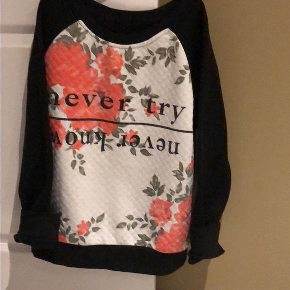 Crew neck fleece sweater - Picture 1 of 3